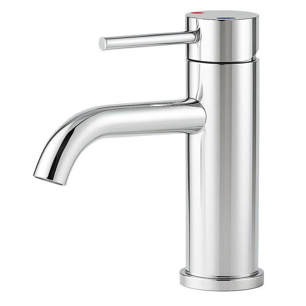 Single Handle Single Hole Bathroom Faucet Lavatory Faucet with Supply Lines in Chrome price history on PriceWatchPro