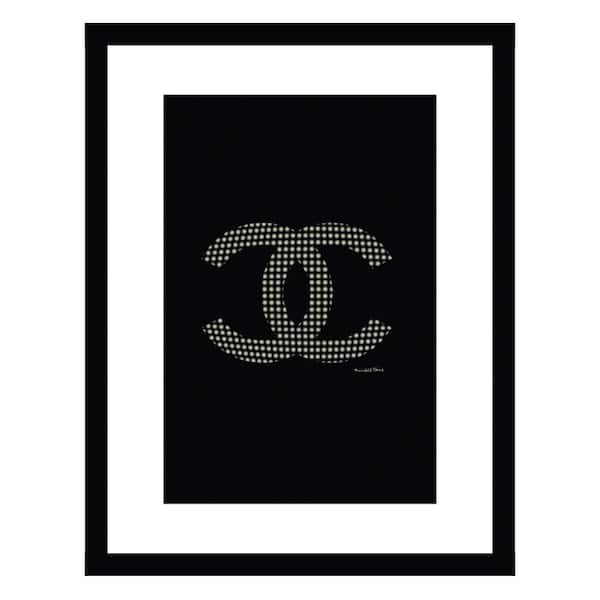 VENICE BEACH Collections Fashion Designer Glam Logo by Fairchild Paris 1-Piece Framed Graphic Print Abstract Poster Art Print 18 in. x 14 in.