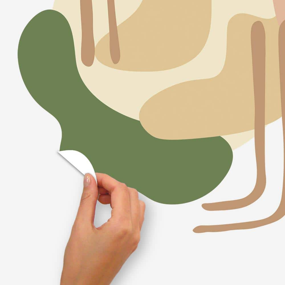 Soft Amoeba Modular Mural Peel and Stick Wall Decals