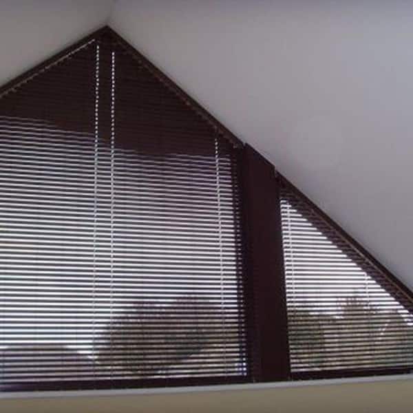 1 In. Cordless Aluminum Mini Angled Top Blinds
