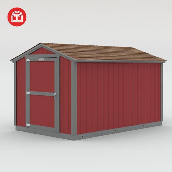 Tuff Shed Professionally Installed Tahoe Series Sierra 8 ft. x 12 ft. Primed Wood Storage Shed 6 ft. High Sidewall (96 sq. ft.)