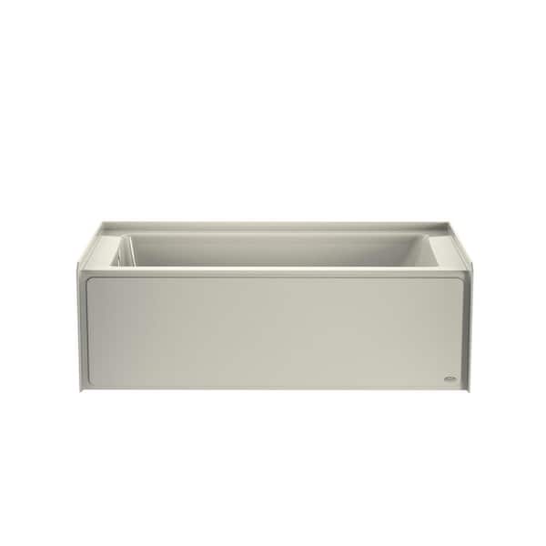 JACUZZI Projecta 60 in. x 32 in. Whirlpool Bathtub with Left Drain in Oyster