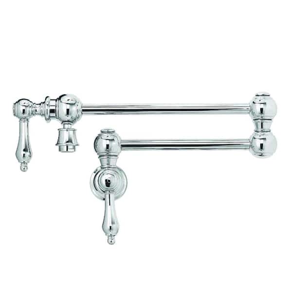 Blanco Grace Wall Mounted Pot Filler in Polished Chrome
