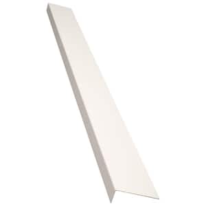Classic Series 5 in. x 84 in. White Powder Coated Steel Foundation Plate for Cellar Door