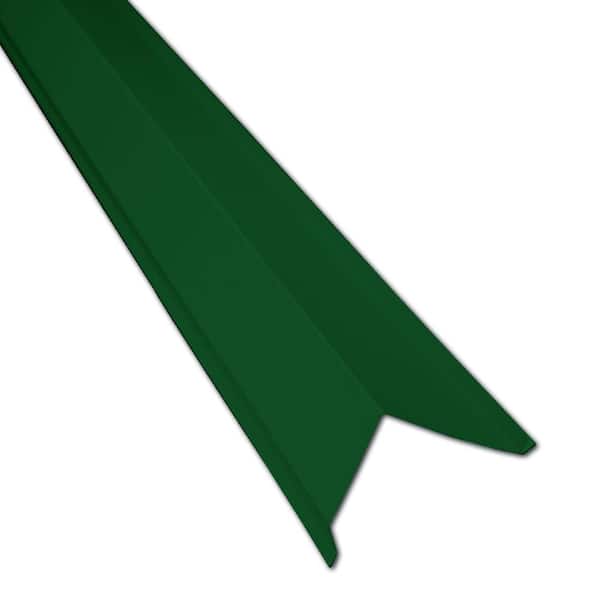 Metal Sales 6.3 in. x 10.5 ft. Denali Green Steel Gable Trim
