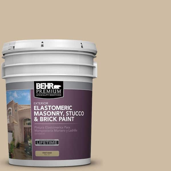 5 gal. #710C-3 Gobi Desert Elastomeric Masonry, Stucco and Brick Exterior Paint