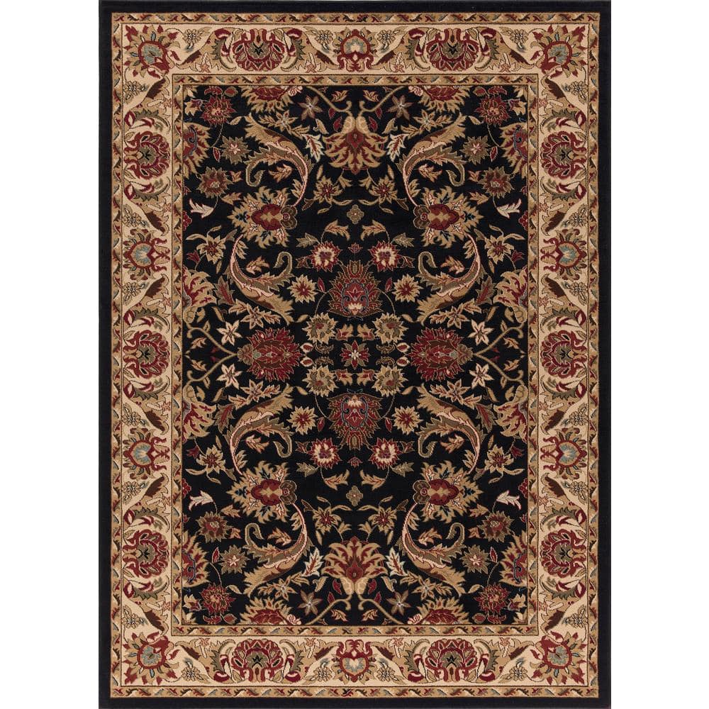 Ankara Sultanabad Black 3 ft. x 4 ft. Area Rug price history on PriceWatchPro