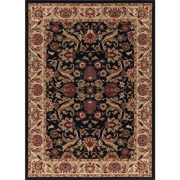 Concord Global Trading Ankara Sultanabad Black 5 ft. x 7 ft. Area Rug