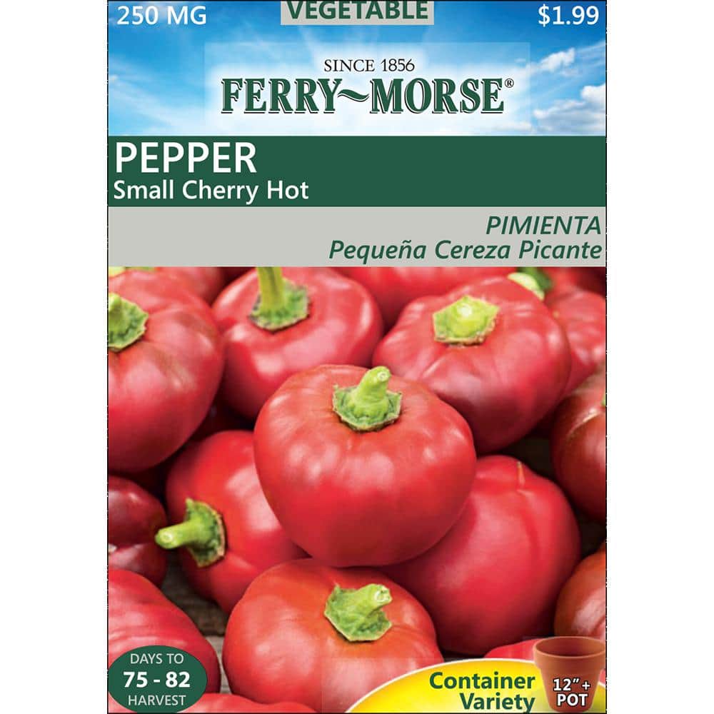 Ferry-Morse Pepper Small Cherry Hot Seed 9661 - The Home Depot