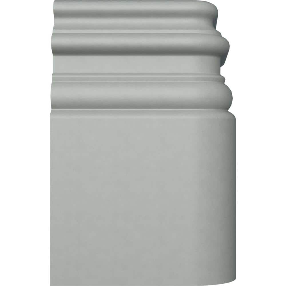 Gray Polyurethane Hillsborough Baseboard Moulding Outside Corner