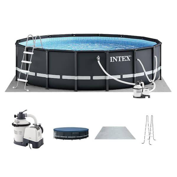Ultra XTR 14 ft. Round 42 in. Deep Above Ground Pool Set