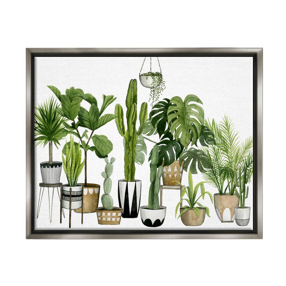 The Stupell Home Decor Collection Plant Scene with Cacti and Succulents