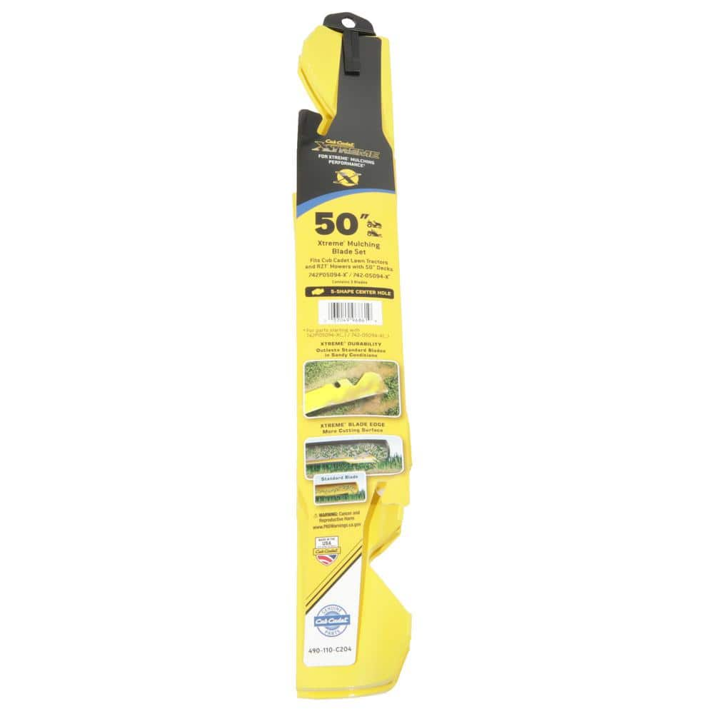 Cub cadet 50 inch deck online blades