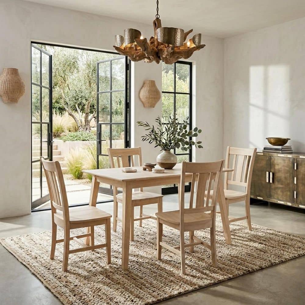 International Concepts Aurora 5-Piece Rectangular Unfinished Solid