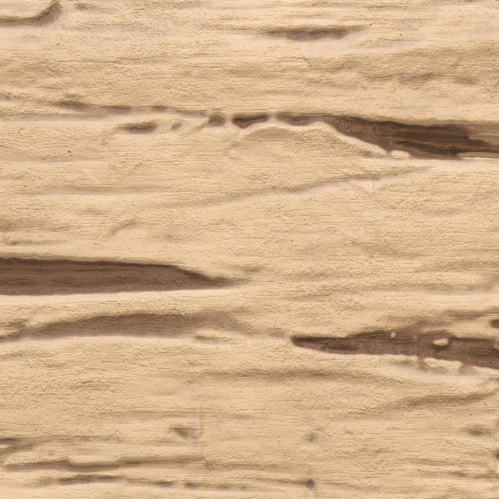 Hand Hewn Dark Brown Faux Wood Ceiling Beam, 4" x 4" x 8'