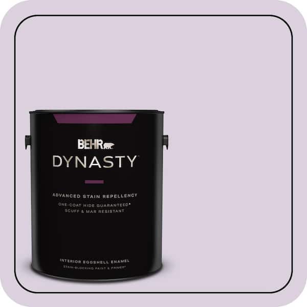 BEHR DYNASTY 1 gal. #S100-1 Spring Bouquet Eggshell Enamel Interior Stain-Blocking Paint & Primer