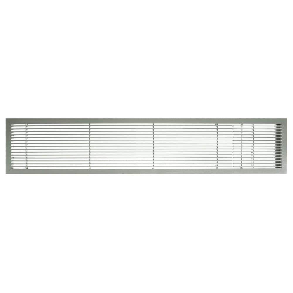 AG10 Series 4 in. x 10 in. Solid Aluminum Fixed Bar Supply/Return Air Vent Grille, Brushed Satin price history on PriceWatchPro