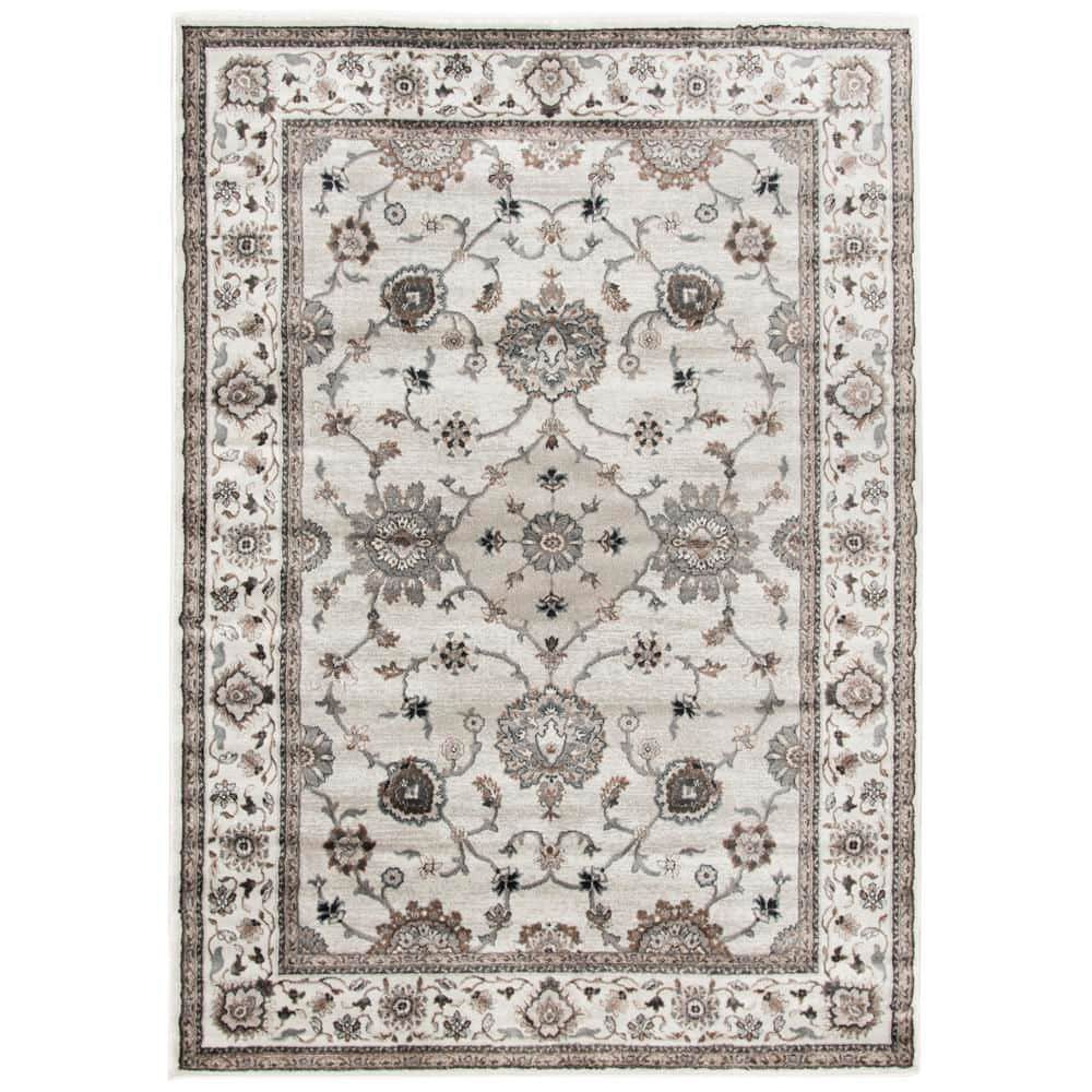 Stratford Karley 5 ft. x 7 ft. Whitecap/Greige Area Rug price history on PriceWatchPro