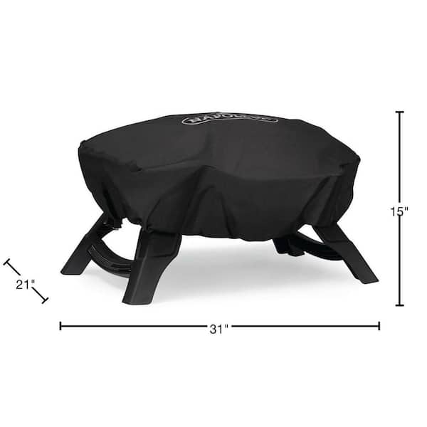 TravelQ PRO285 and 285 1-Burner Grill Cover in Black