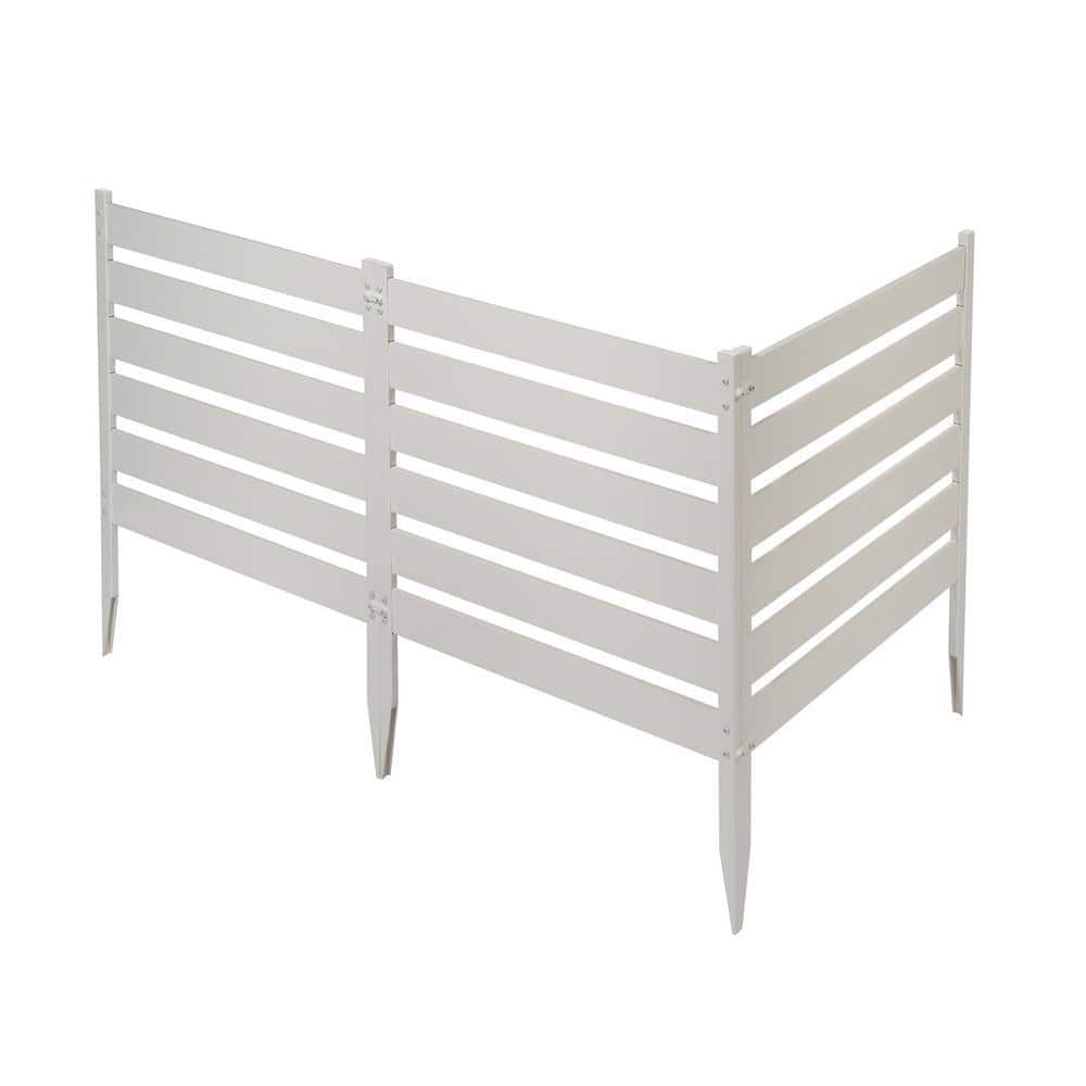 Maui 2-ft White Vinyl Square-Top Garden Fence Panels