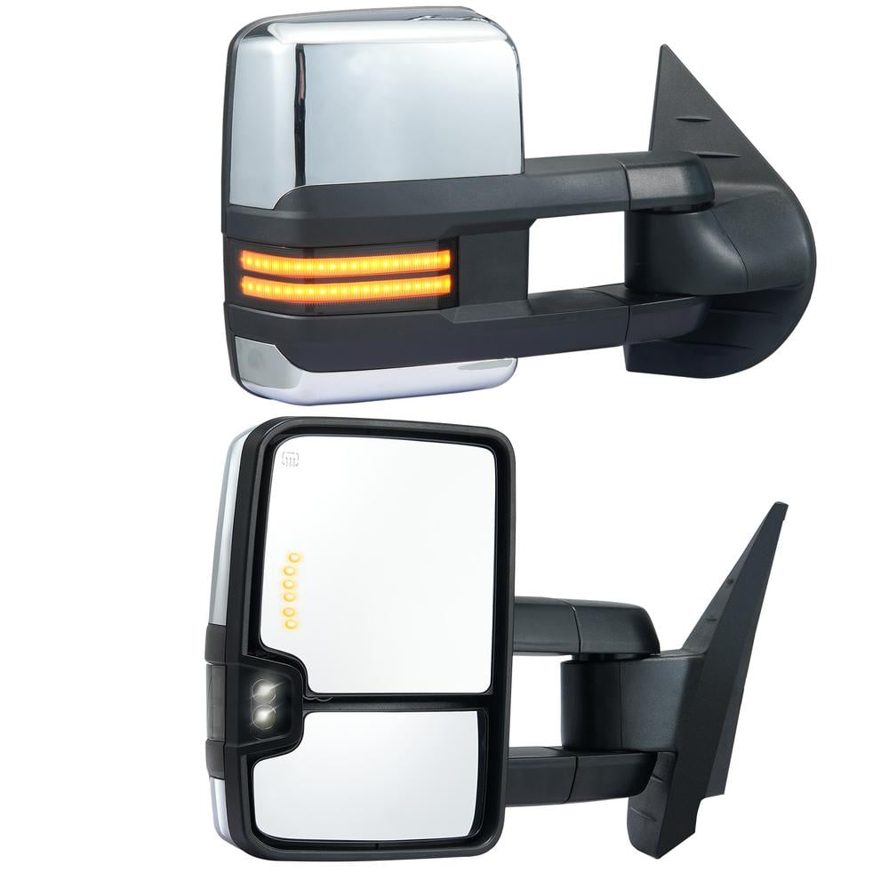 Towing Mirrors Pair Set for Chevrolet Silverado (2007-2014)/GMC/Cadillac Manual Controlling Heating Defrost price history on PriceWatchPro