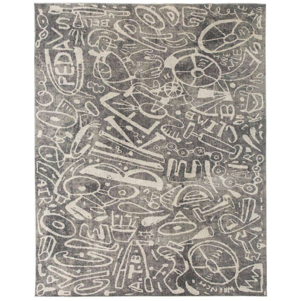 Sportsglyphs Ivory 6 ft. x 8 ft. Area Rug price history on PriceWatchPro