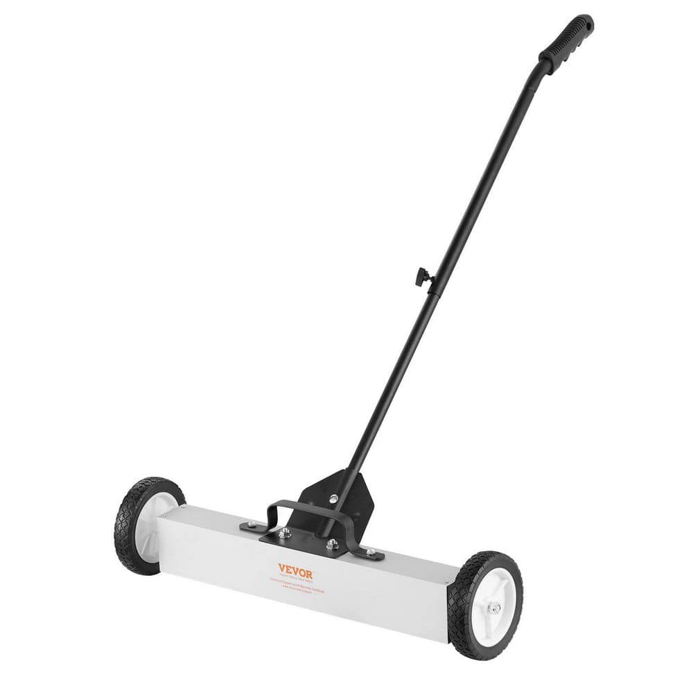 Tahanbath 50 lbs. Manual Floor Sweeper Rolling Magnetic Sweeper-24 in ...