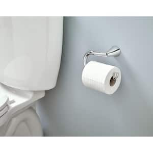 Glyde Single Post Toilet Paper Holder in Brushed Nickel