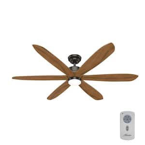 Rhinebeck 58 in. Integrated LED Indoor Noble Bronze Ceiling Fan with Light Kit and Remote