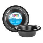 Switchin 10 cup Pets Stainless Steel Diner Feeder Replacement Bowl in Silver Vein