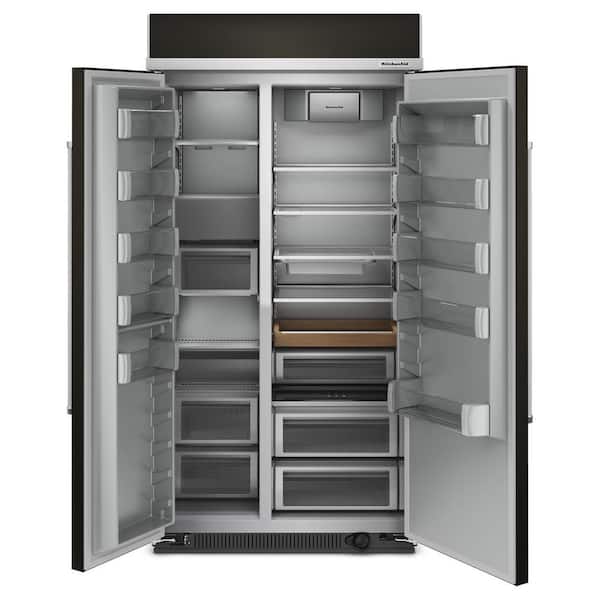 KitchenAid Built-In Fridge (KBSN702MBS) - Black Stainless Steel with PrintShield™ Finish