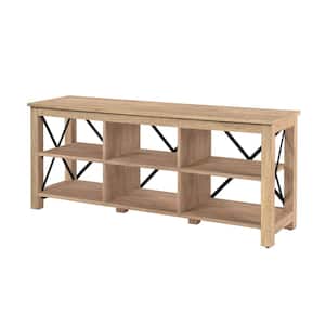 Sawyer 58 in. White Oak TV Stand Fits TV's up to 65 in.