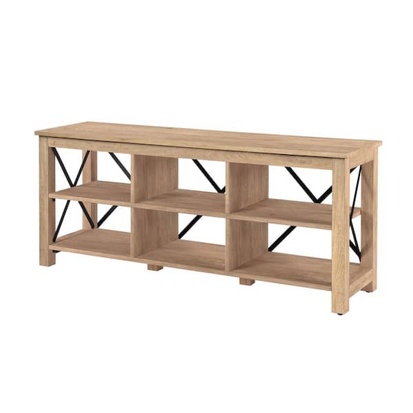 Meyer&Cross Sawyer 58 in. White Oak TV Stand Fits TV's up to 65 in.