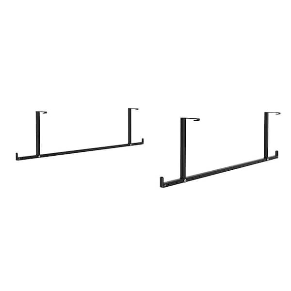FLEXIMOUNTS GRH4B Overhead Garage Rack Hanging Bar Accessory 2-Pack Black