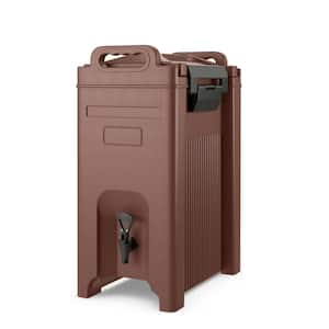 5 Gal. Coffee Plastic Insulated Beverage Server/Dispenser Hot & Cold Drinks with Handles