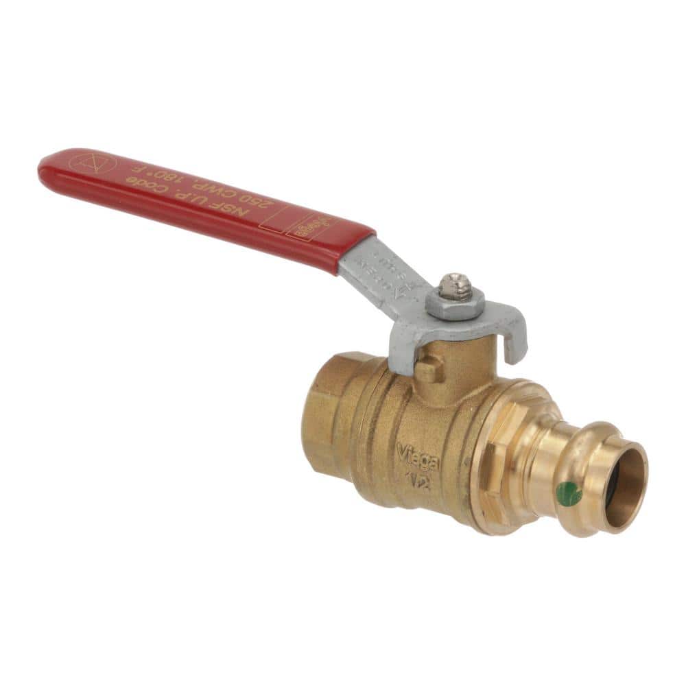 ProPress 1/2 in. Press x FPT Bronze and Brass Ball Valve price history on PriceWatchPro