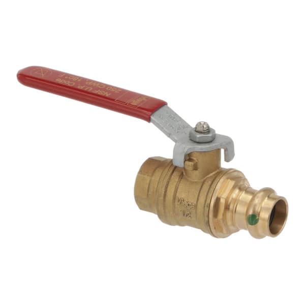 ProPress 1/2 in. Press x FPT Bronze and Brass Ball Valve