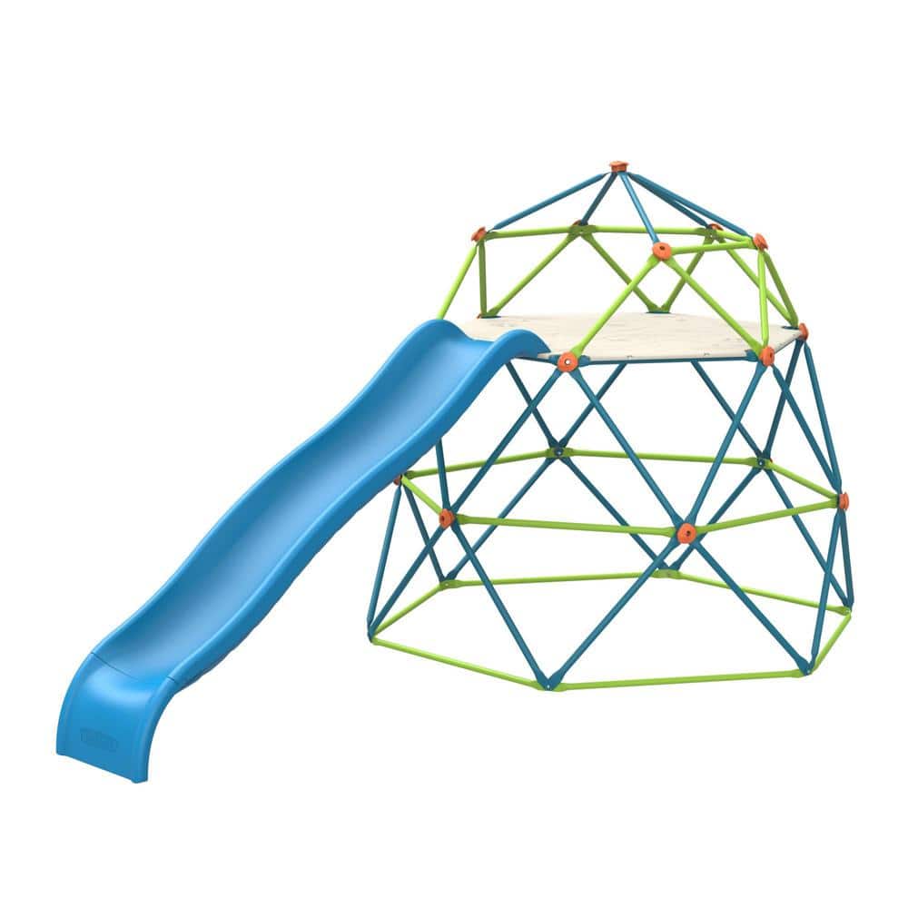 Lifetime Blue and Green Climbing Tower with Slide Playset 91155