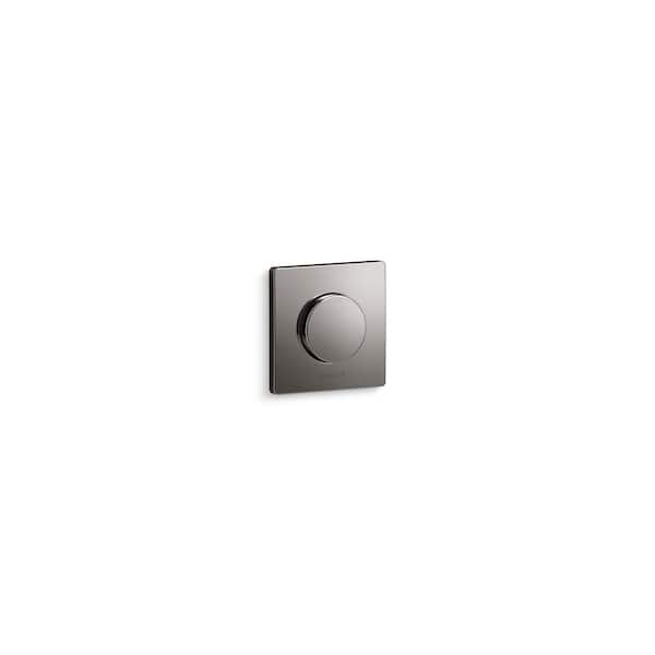 KOHLER Real Rain 1-Handle Wall-Mount Tub Diverter Faucet Trim Kit in Vibrant Titanium (Valve Not Included)
