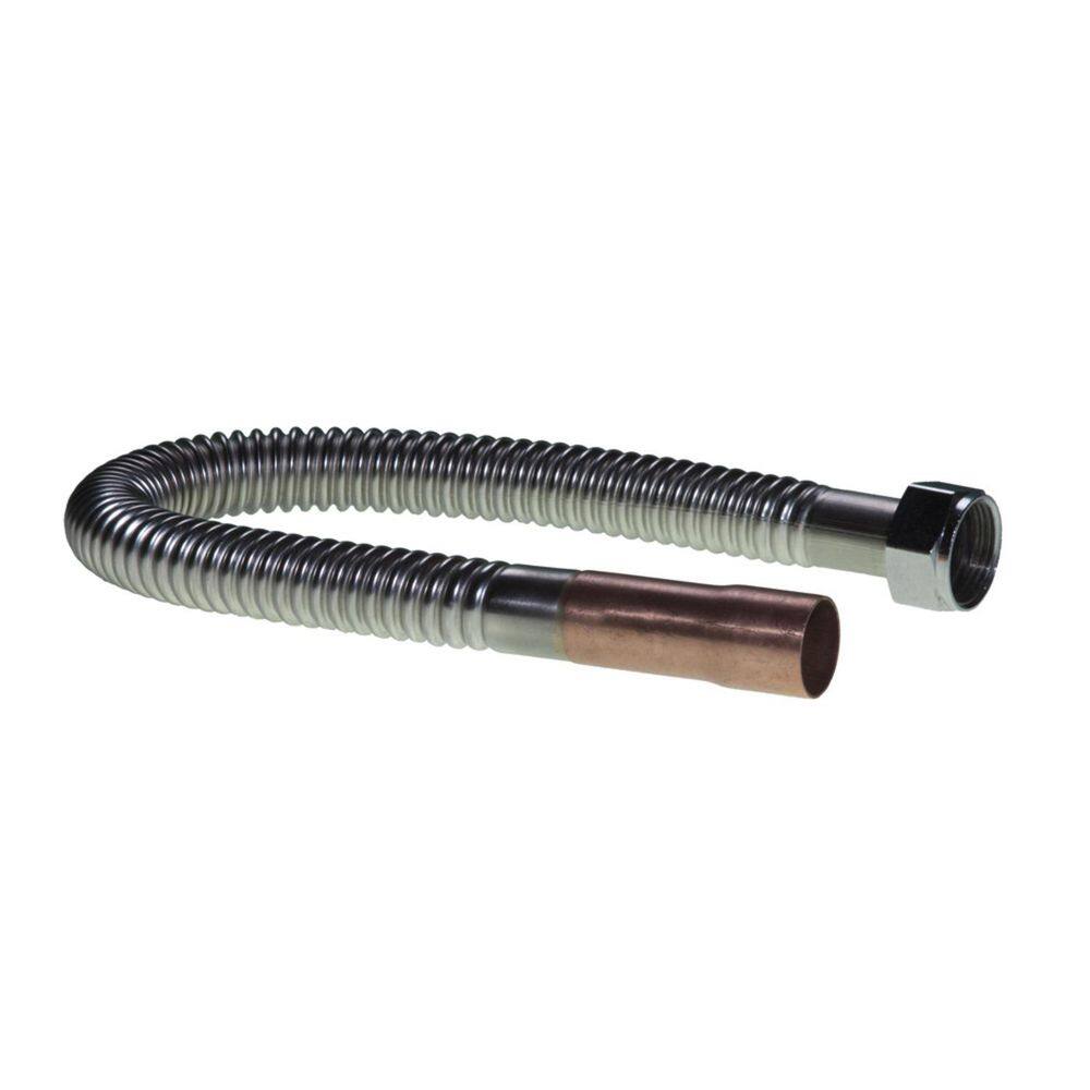 3/4 in. Inner Diameter Stainless Steel Flex with 3/4 in. Female Iron Pipe x 7/8 in. Copper Sweat 18 in. Water Connector price history on PriceWatchPro