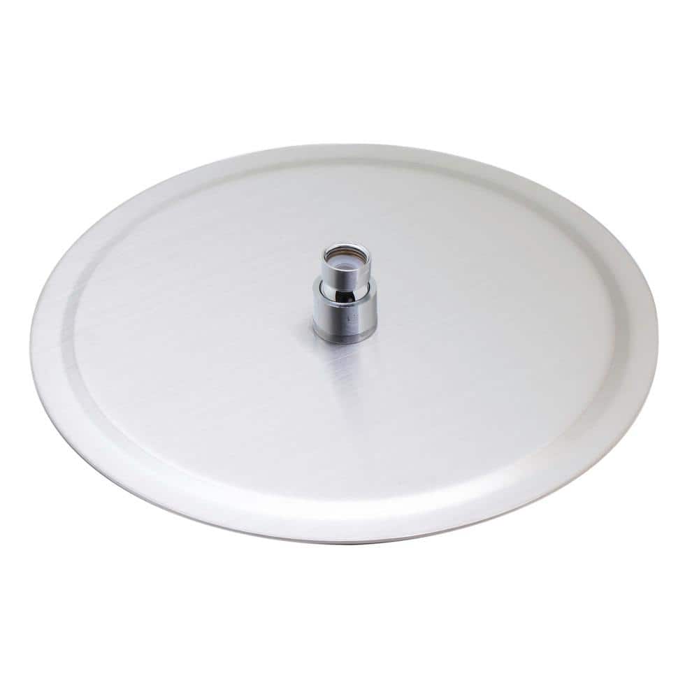 Ultra Thin Round Stainless Steel Rain Shower Head, 12-inch