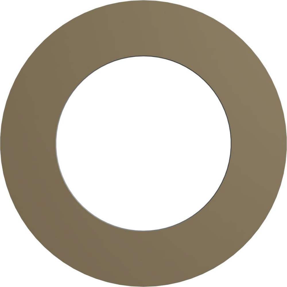 Primed White Urethane Round Ceiling Medallion, 20.88" Diameter