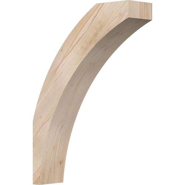Ekena Millwork 5 1/2"W x 20"D x 28"H Thorton Smooth Knee Brace, Douglas Fir