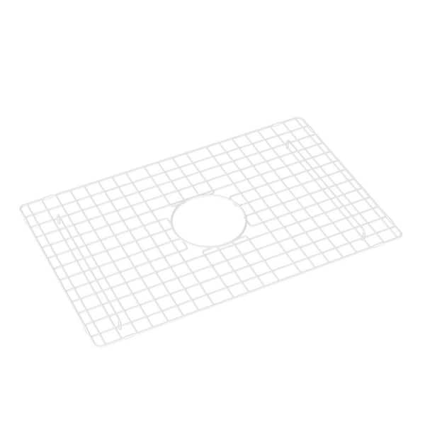 ROHL Shaker 14.38 in. L x 19.5 in. W Bottom Grid in White
