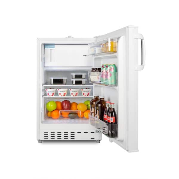 Summit 20 Inch Wide 2.68 Cu. Ft. Compact Refrigerator with Adjustable -  Stainless Steel - Bed Bath & Beyond - 34052934