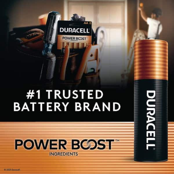 Duracell - CopperTop AA Alkaline Batteries - Long Lasting, All-Purpose  Double A Battery for Household and Business - 72 Count 