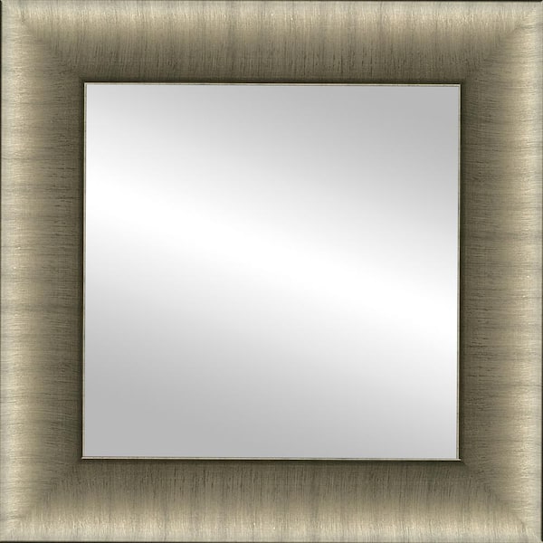 Timeless Frames 12 in. x 12 in. Mari Champagne Framed Mirror