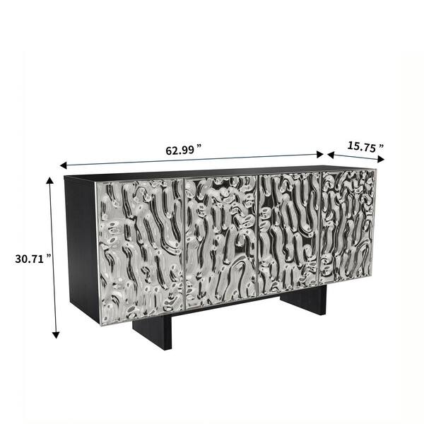 Clihome 15.75-in W x 30.71-in H Mdf White Freestanding Utility Storage Cabinet