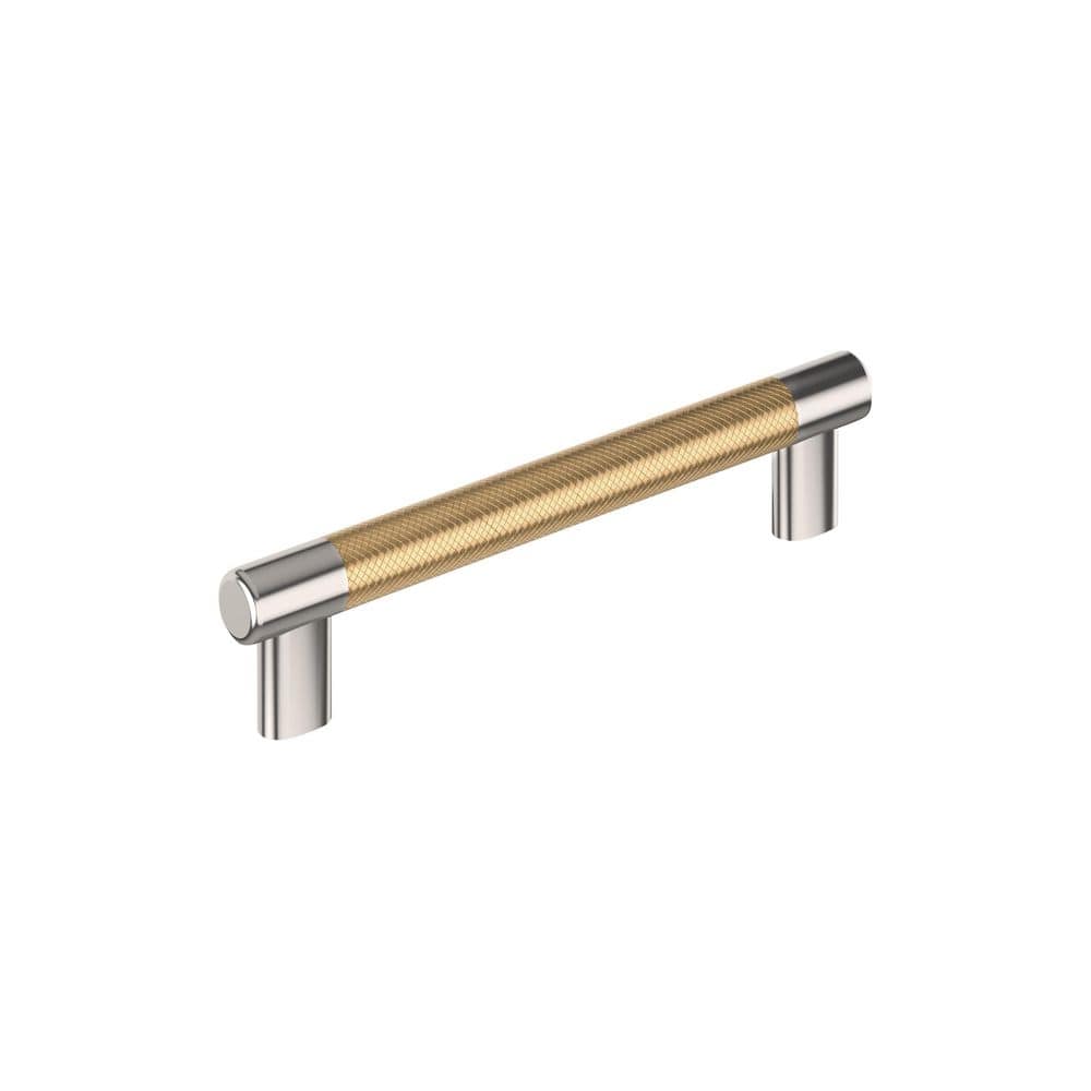 Esquire 6-5/16 in. (160mm) Center-to-Center Modern Polished Nickel/Champagne Bronze Bar Cabinet Pull price history on PriceWatchPro