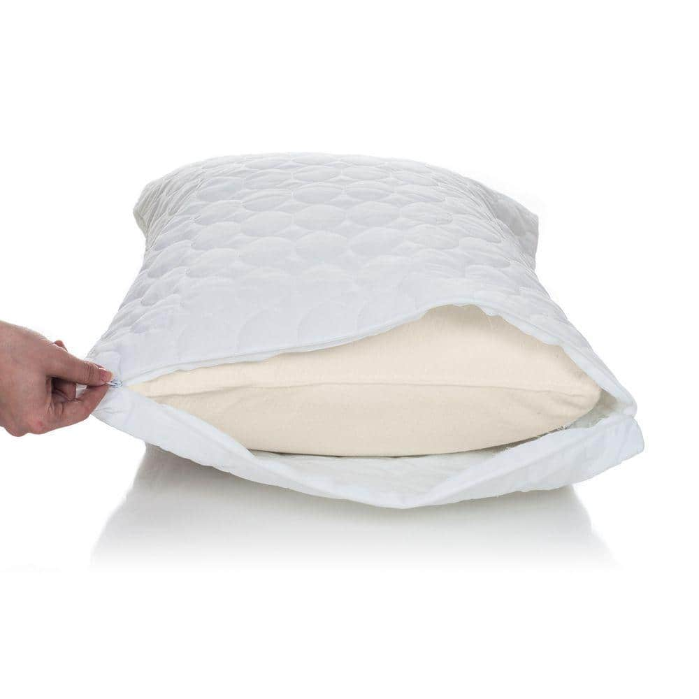 Remedy Cotton Bed Bug and Dust Mite Queen Pillow Protector 64-00001-PC -  The Home Depot